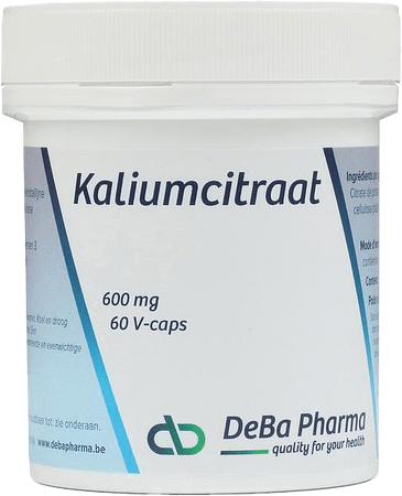 Kaliumcitraat 600 mg V-Capsule 60  -  Deba Pharma