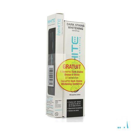 Iwhite Dark Stains Whitening Tandpasta Tube 75 ml