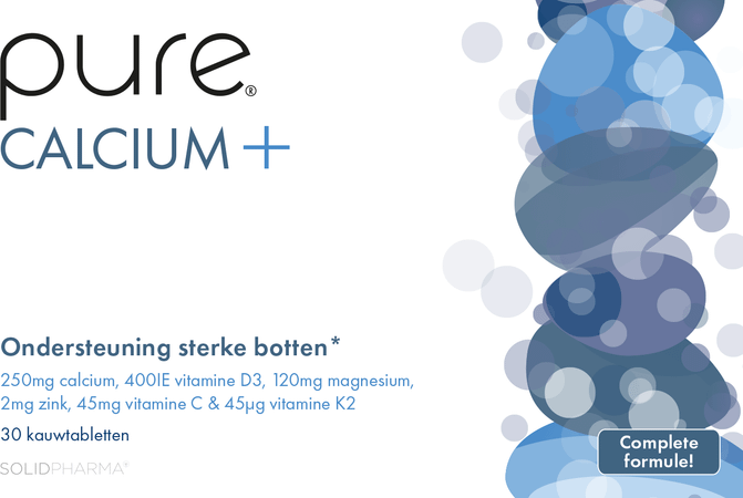 Pure Calcium+ Kauwtabl 30