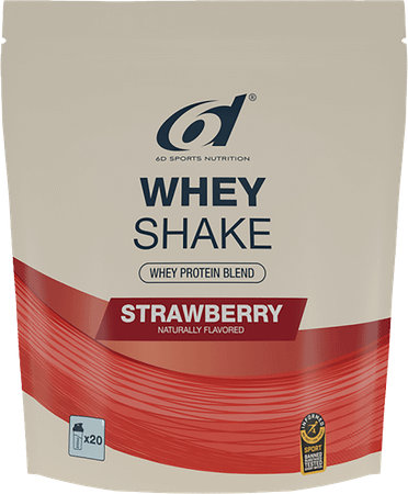 6D Whey Shake Strawberry Pdr 500g