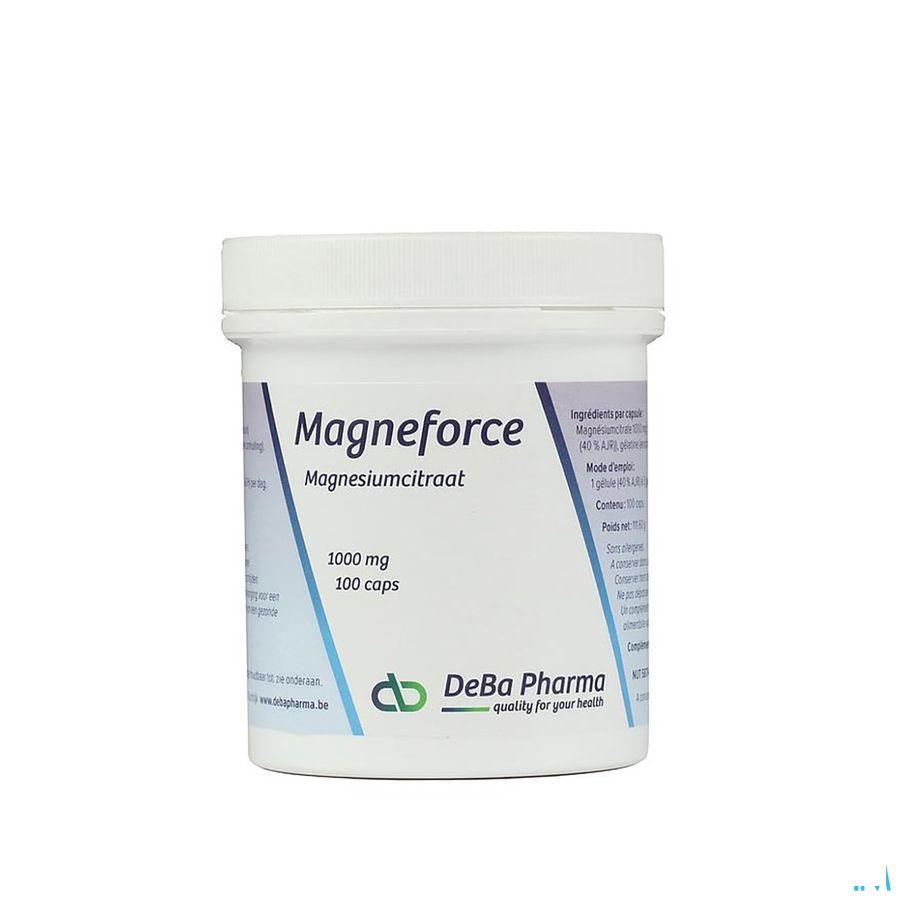 Magneforce Capsule 100x750 mg  -  Deba Pharma