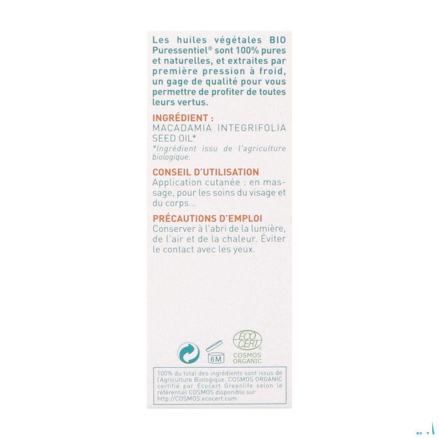 Puressentiel Plantaardige Olie Bio Macadamia 50 ml  -  Puressentiel