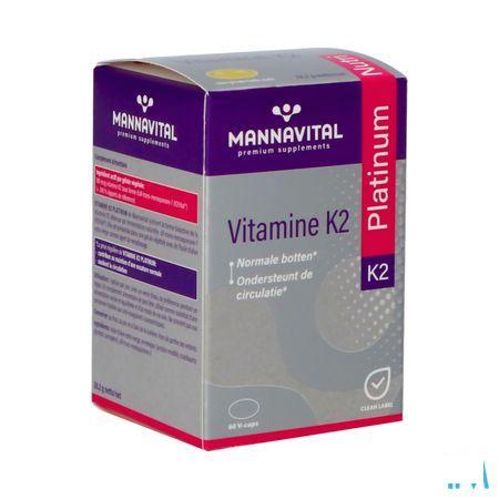 Mannavital Vitamine K2 Platinum V-Caps 60