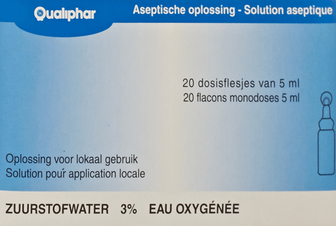 Zuurstofwater Gestabiliseerd 3% Unit Dose 20x5 ml
