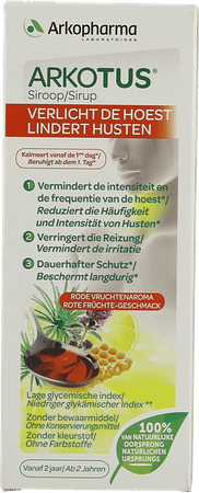Arkotus Siroop Droog Diep Zittende Hoest 140 ml