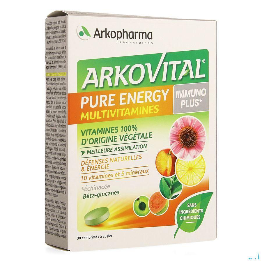 Arkovital Pure Energy Immunoplus Comprimes 30  -  Arkopharma