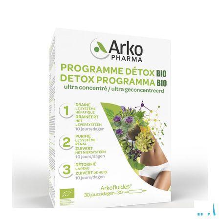 Arkofluide Programma Detox Ampullen 30  -  Arkopharma