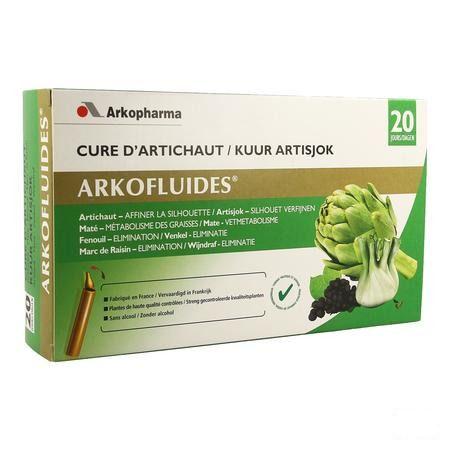 Arkofluide Cure Artichaut Unicadoses 20  -  Arkopharma