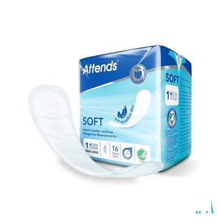 Attends Soft 1 Mini Long Inleg Anatom. 1x16
