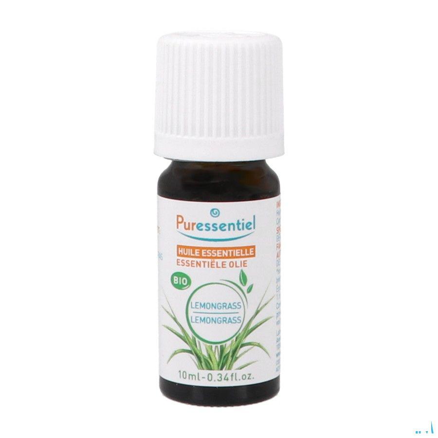 Puressentiel Eo Lemongrass Bio Essentiele Olie 10 ml  -  Puressentiel