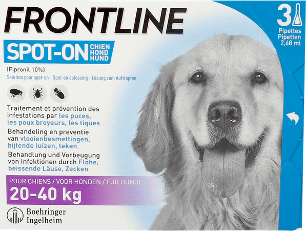 Frontline Spot On Hond 20-40kg et 3x2,68ml