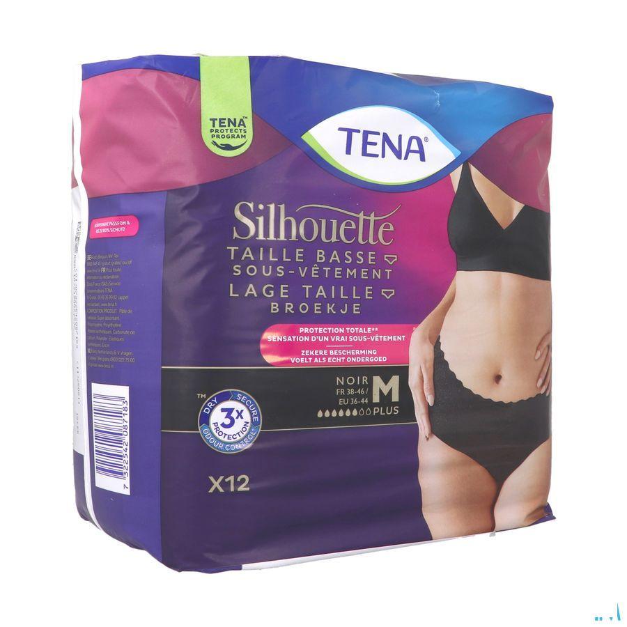 Tena Silhouette Plus Noir Taille Basse M 12 780203