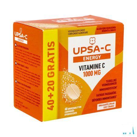 Upsa C Energy 1000 mg Bruistabl 60