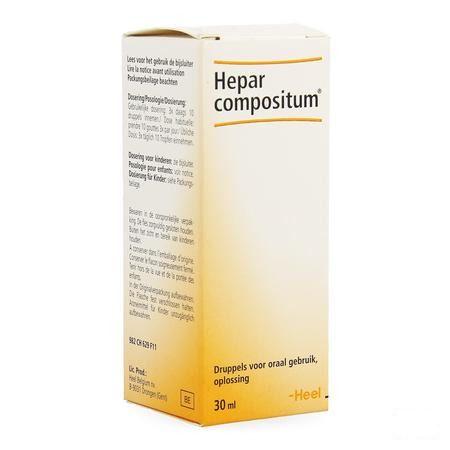 Hepar Compositum Drinkbare Oplossing Druppels 30 ml  -  Heel