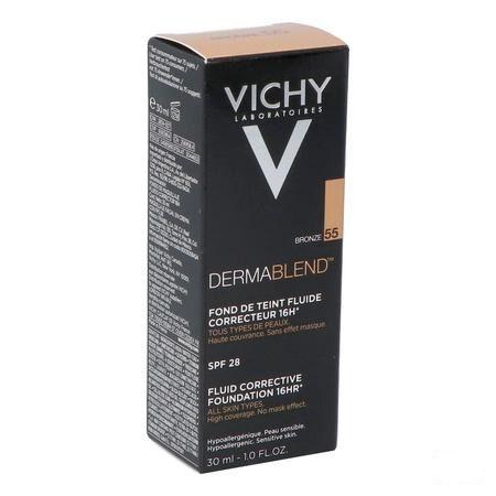 Vichy Fdt Dermablend Fluide 55 Bronze 30 ml  -  Vichy
