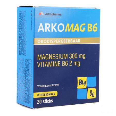 Arkomag B6 Orodisp. Stick 20  -  Arkopharma