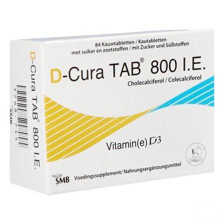 D-cura Tab 800 Comprimes A Croquer 84