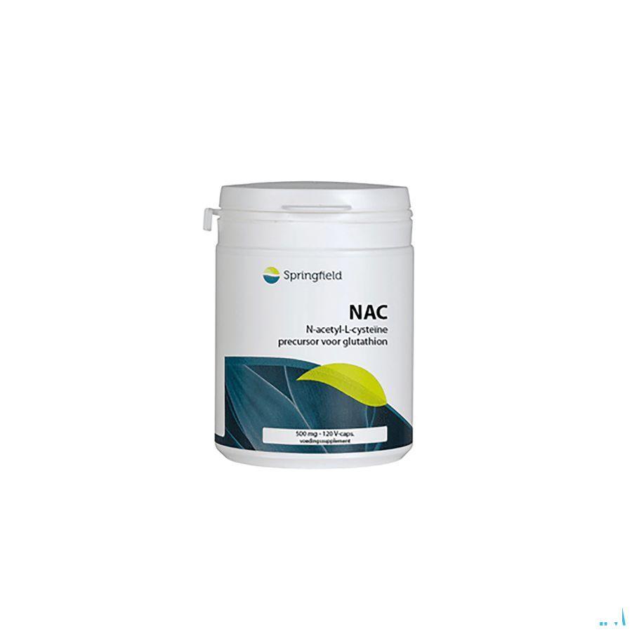 Nac N-acetyl-l-cysteine Pot V-Capsule 120  -  Springfield Nutraceuticals