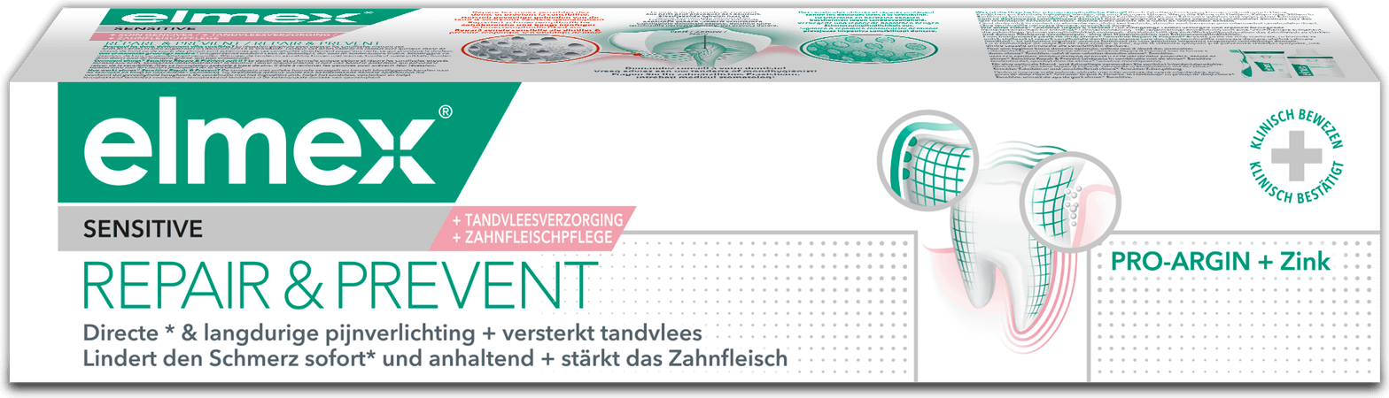 Elmex Sensitive Tandpasta Plus Herstel&Prevent75 ml
