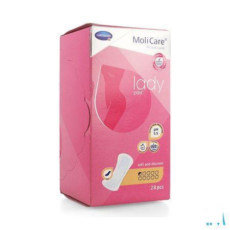 Molicare Premium Lady Pad 0,5 Drops 18X8Cm 28  -  Hartmann