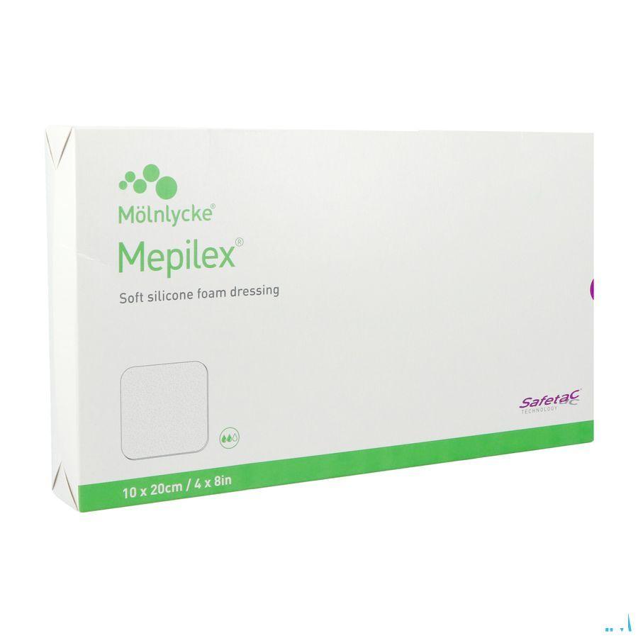 Mepilex Schuimverb Sil Abs Ster 10x20cm 5 294200  -  Molnlycke Healthcare