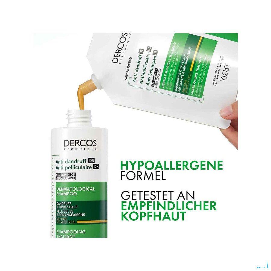 Vichy Dercos Shampoo A/Roos Droog Haar Refill 500 ml