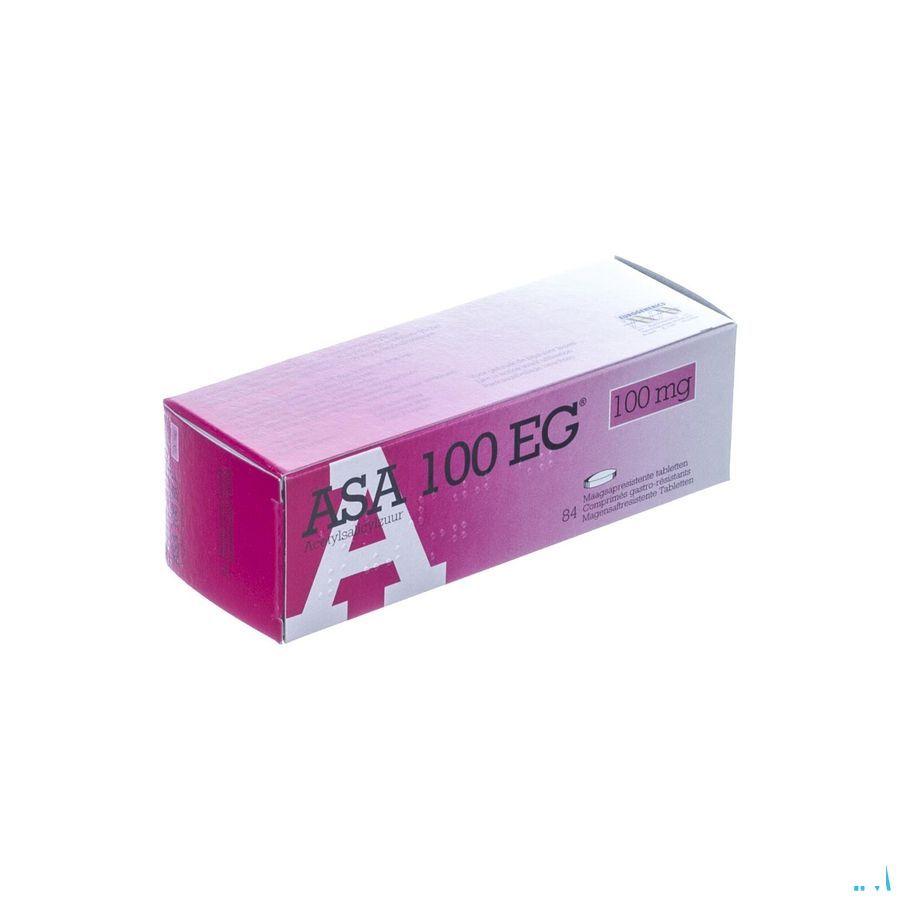 Asa 100 Eg Comp Maagsapresistent 84 X 100 mg