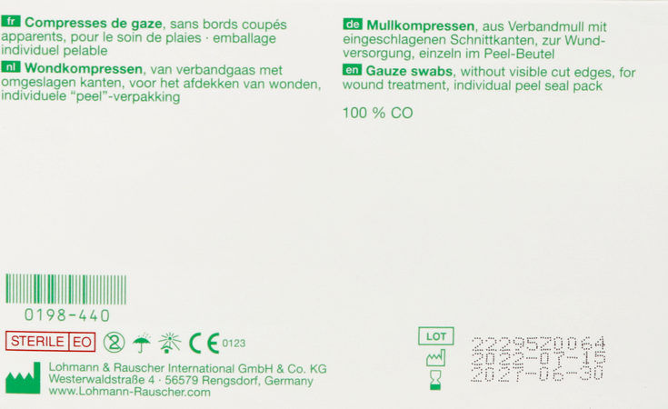 Stella 1d Compresse Sterile 5x5,0cm 30 36301  -  Lohmann & Rauscher