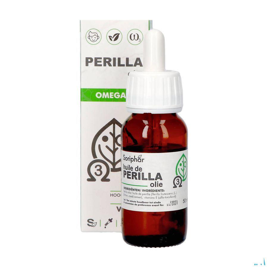 Soria Perilla Olie Omega 3 Vegan 50 ml  -  Soria Bel