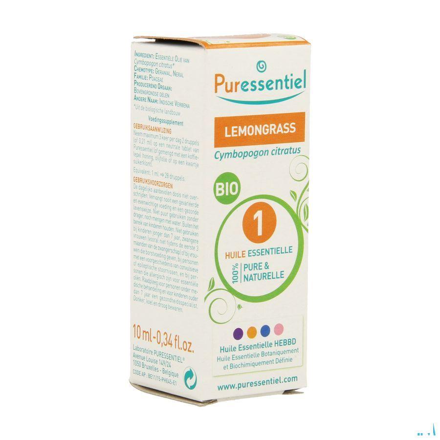Puressentiel He Lemongrass Bio Huile Essentielle 10 ml  -  Puressentiel