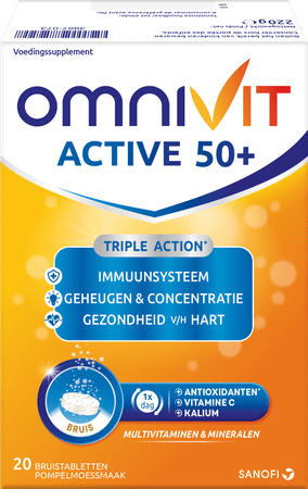 Omnivit Active 50 + Bruistabl. 20