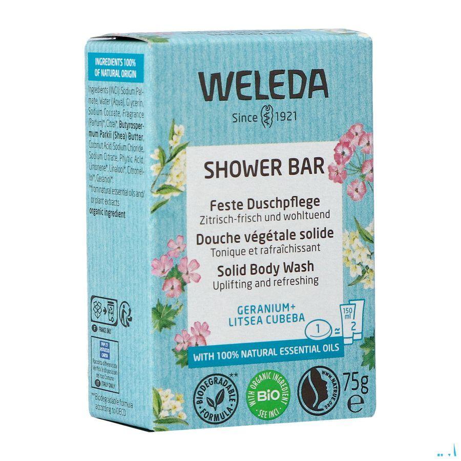 Weleda Shower Bar Geranium + Litsea Cubeba 75 gr