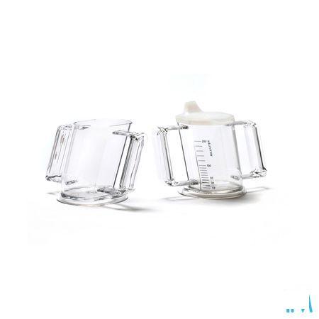 Handycup Gobelet Oblique Transp Bec Gradue 237Ml 