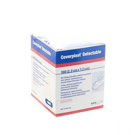 Coverplast DetecComprimese Pansement Urgence 2,2x7,2cm 100