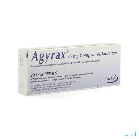 Agyrax 25mg Comp 20