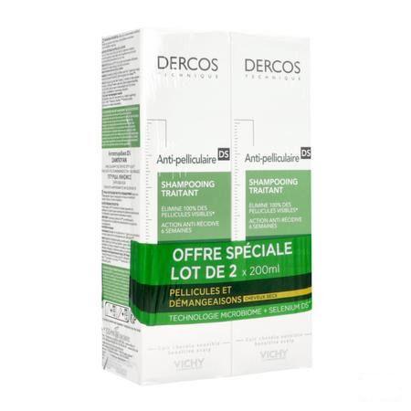Vichy Dercos Anti roos Droog Haar Reno Shampoo 200 ml  -  Vichy
