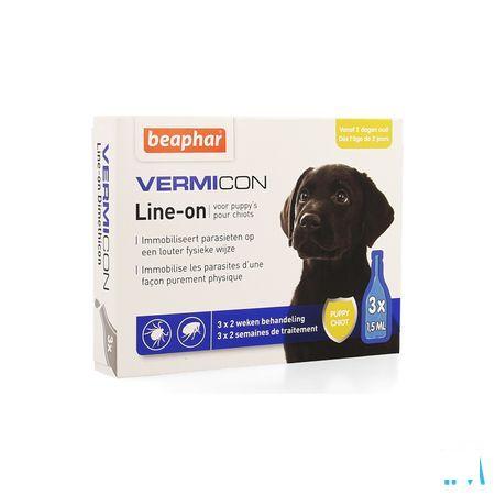 Beaphar Vermicon Line-On Puppy 3X1,5ml