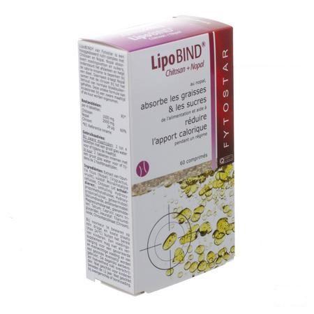 Fytostar Lipobind Chitosan Nopal Comprimes 60  -  Ocebio