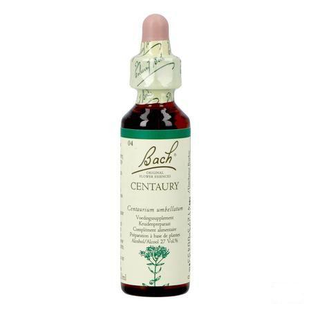 Bach Flower Remedie 04 Centaury 20 ml