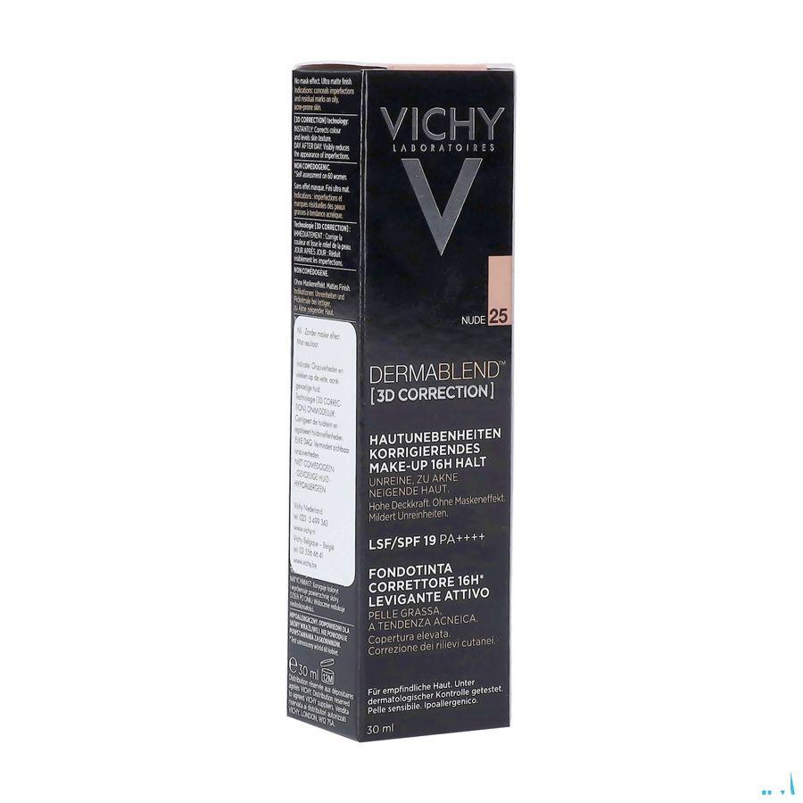 Vichy Fdt Dermablend Correction 3d 25 30 ml  -  Vichy
