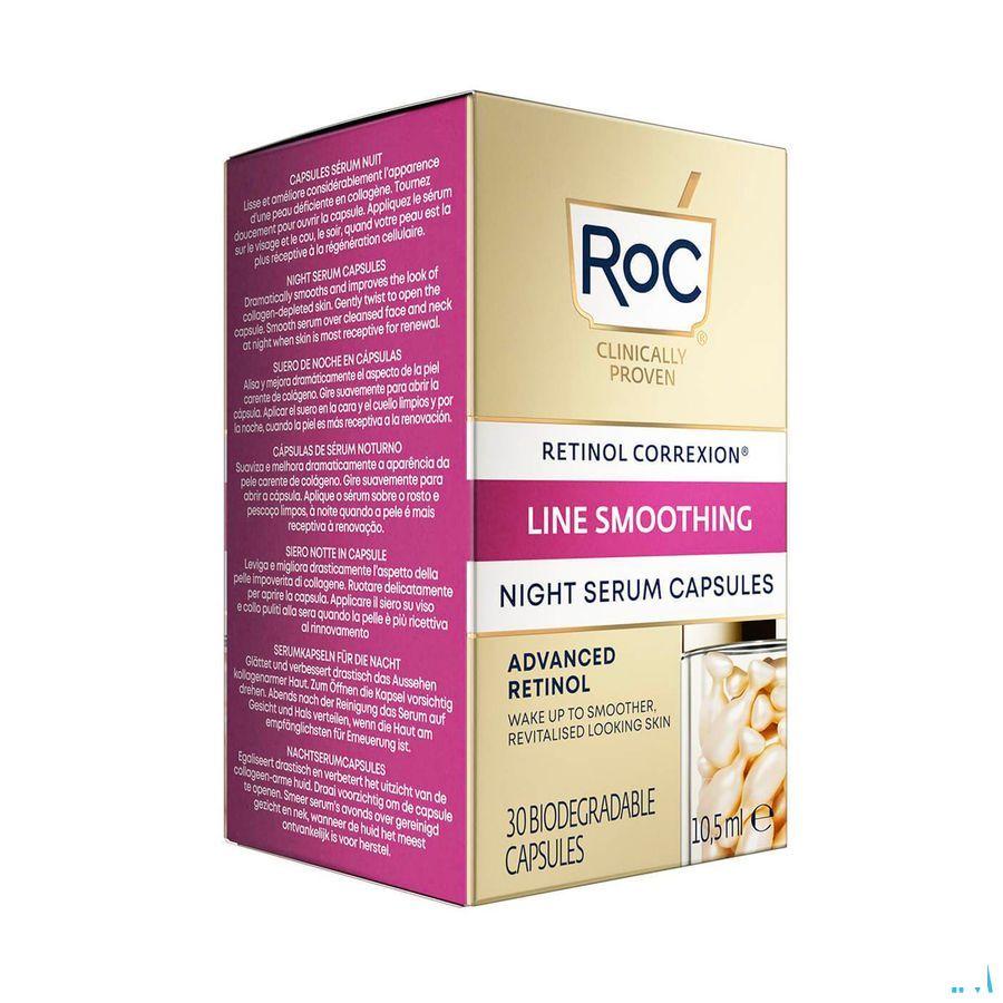 Roc Retinol Correx.Line Smooth.Night Serum Caps 30