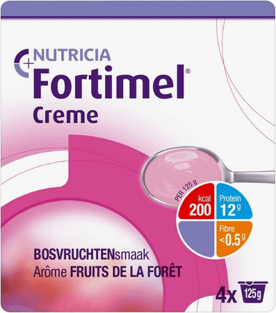 Fortimel Creme Fruits Foret 4x125 gr  -  Nutricia