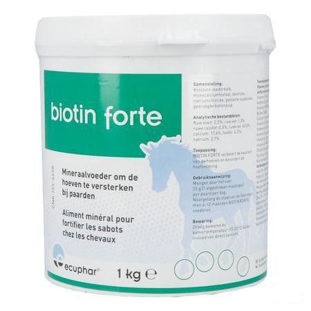 Biotin Forte Poeder Oraal 1kg  -  Ecuphar