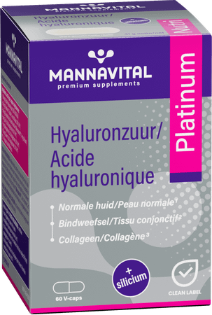 Mannavital Acide Hyaluronique Platinum V-Caps 60