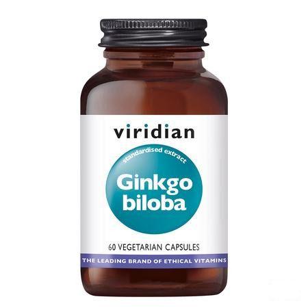 Viridian Ginkgo Biloba Leaf Extract Plant. Capsule 60  -  Solgar Vitamins