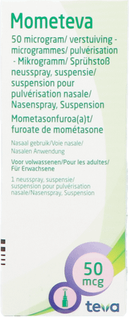 Mometeva Neusspray Susp 50Mcg/Verstuiv. Verst.140