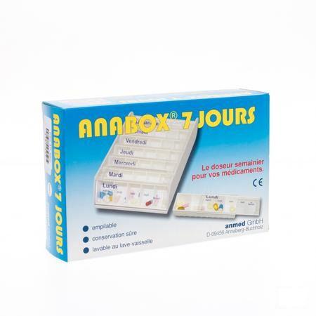 Anabox Pilulier Azur Fr 7 Jours  -  Infinity Pharma