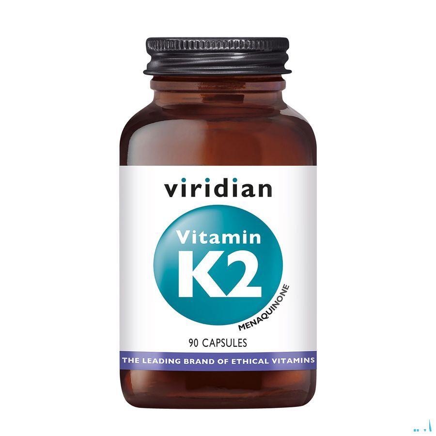 Solgar Viridian Vitamin K2 50 mcg Caps 90  -  Solgar Vitamins