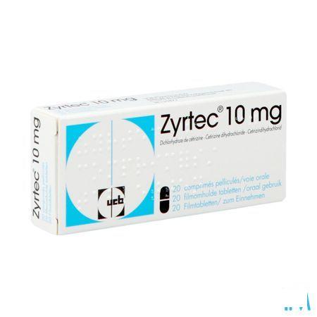 Zyrtec 10 mg Filmomhulde Tabletten 20 X 10 mg