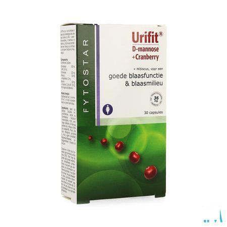 Fytostar Urifit D-mannose + Cranberry Capsule 30  -  Ocebio